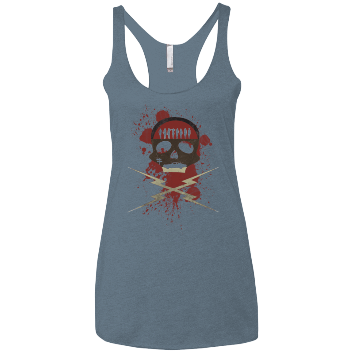 T-Shirts Indigo / X-Small Death Car Women's Triblend Racerback Tank