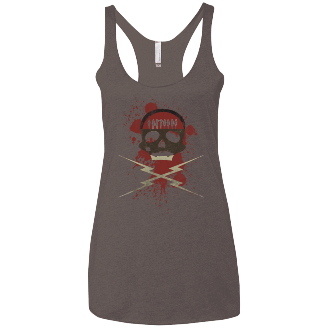 T-Shirts Macchiato / X-Small Death Car Women's Triblend Racerback Tank