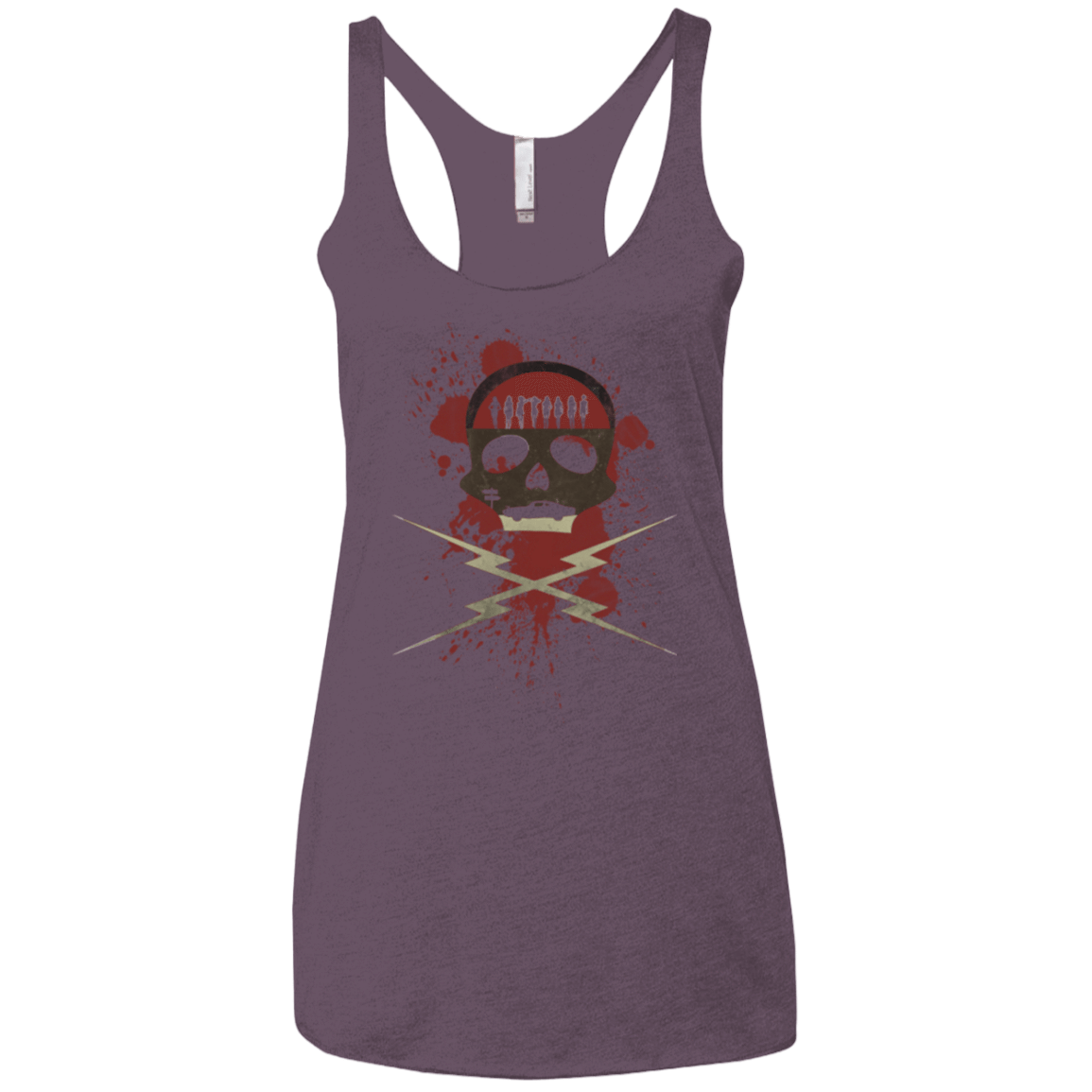 T-Shirts Vintage Purple / X-Small Death Car Women's Triblend Racerback Tank