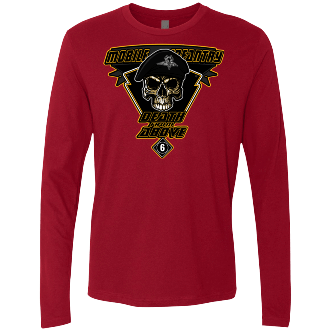 T-Shirts Cardinal / Small Death From Above Men's Premium Long Sleeve