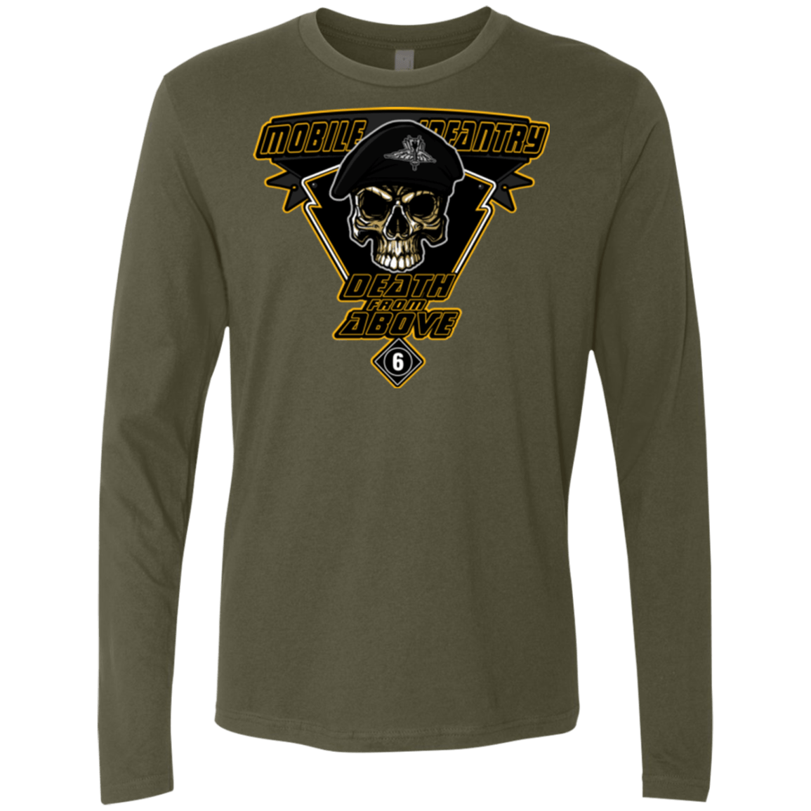 T-Shirts Military Green / Small Death From Above Men's Premium Long Sleeve