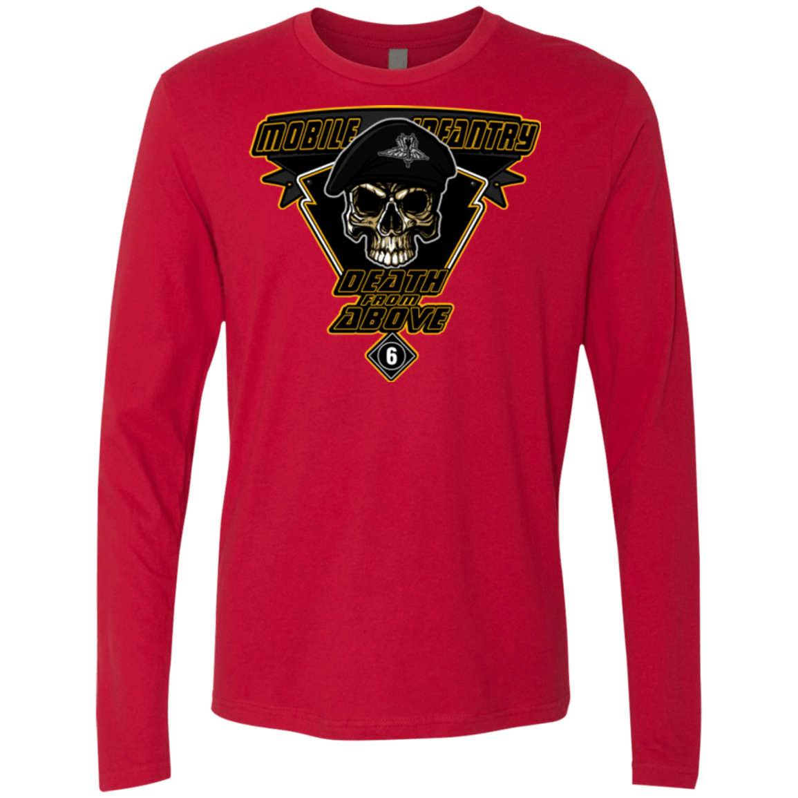 T-Shirts Red / Small Death From Above Men's Premium Long Sleeve