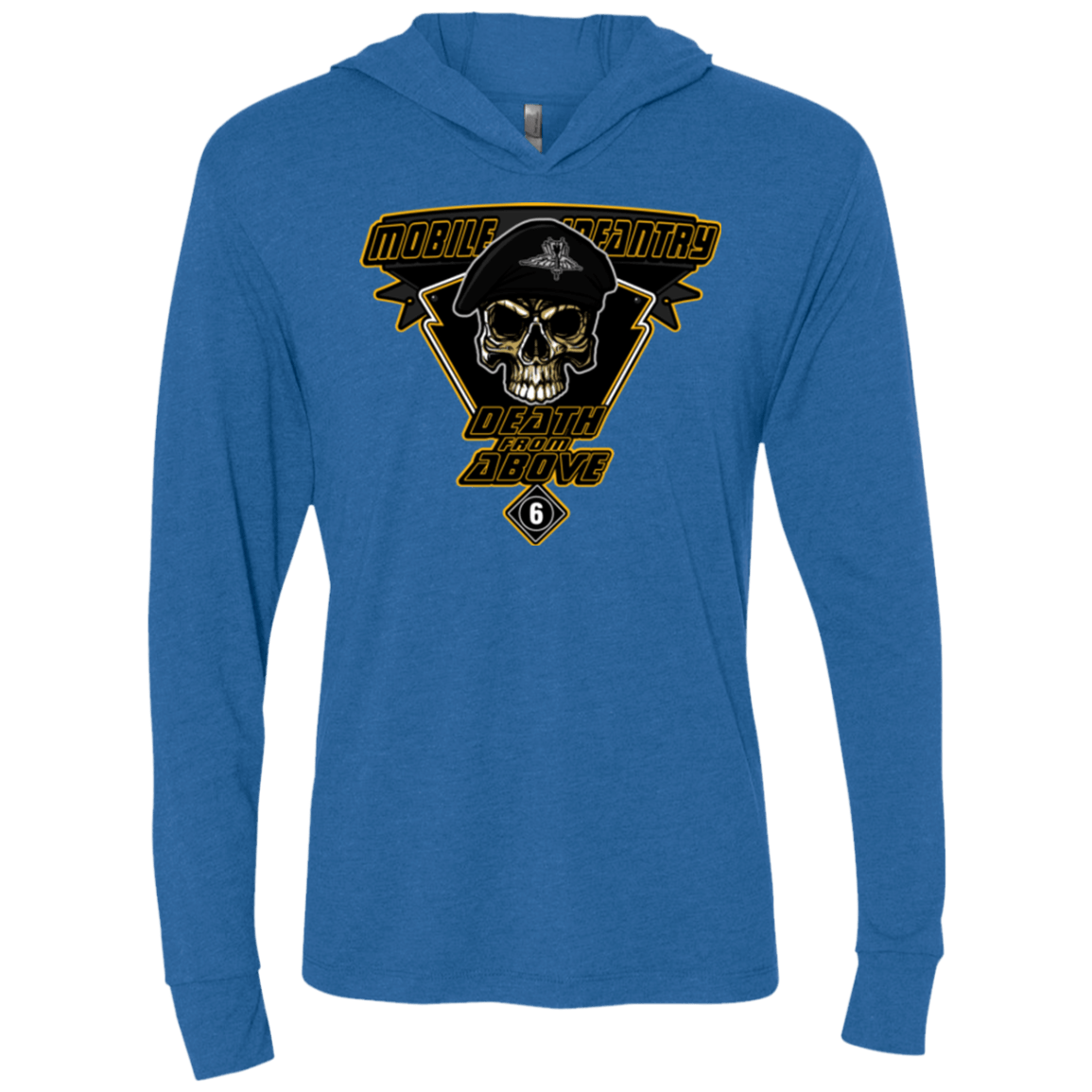 T-Shirts Vintage Royal / X-Small Death From Above Triblend Long Sleeve Hoodie Tee