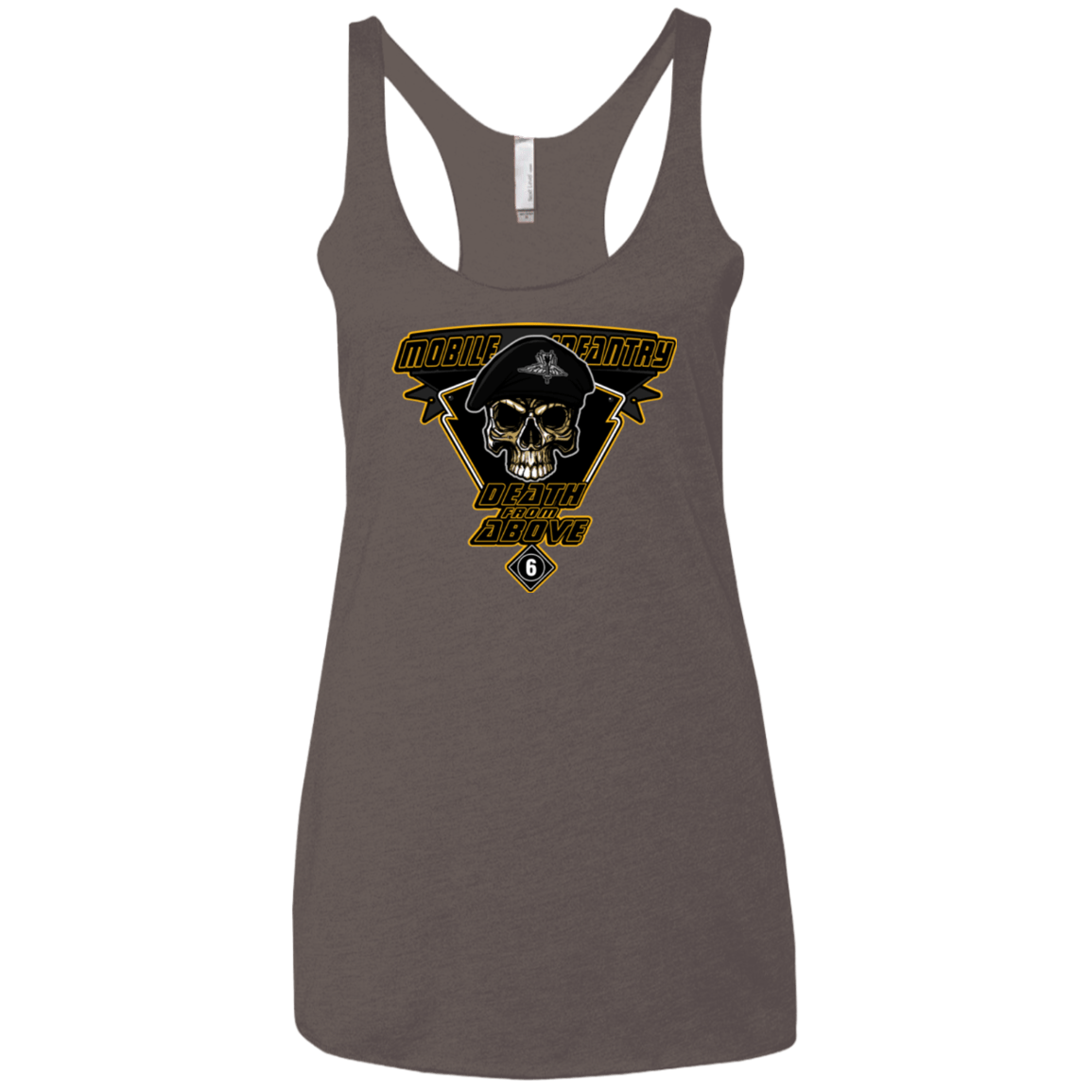 T-Shirts Macchiato / X-Small Death From Above Women's Triblend Racerback Tank