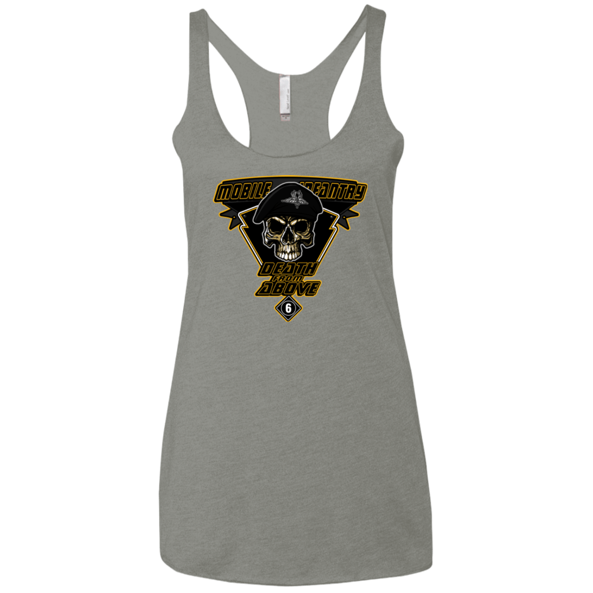 T-Shirts Venetian Grey / X-Small Death From Above Women's Triblend Racerback Tank