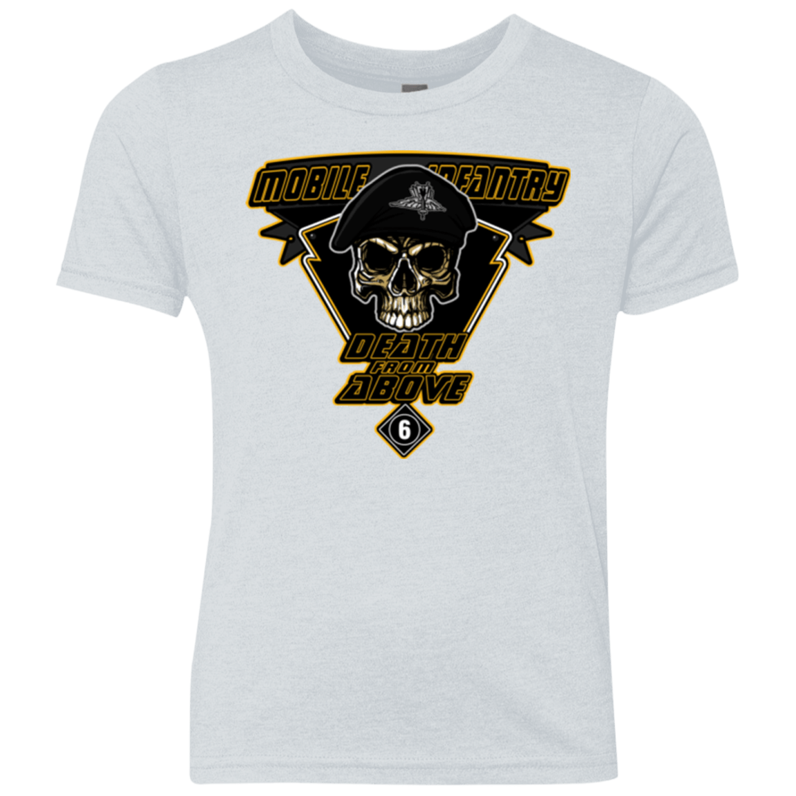 T-Shirts Heather White / YXS Death From Above Youth Triblend T-Shirt