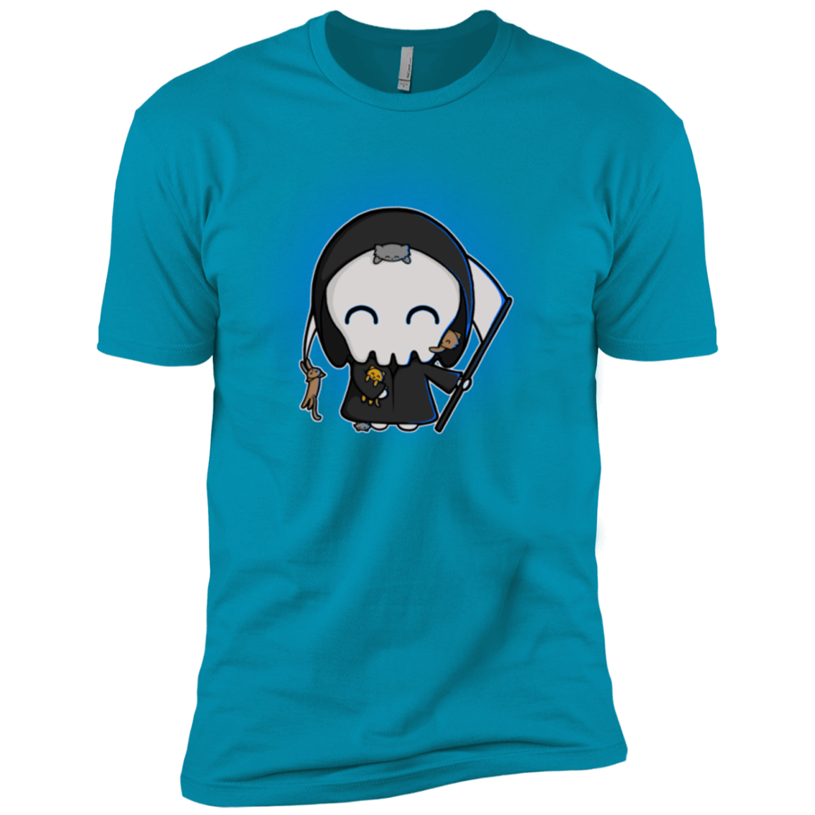 T-Shirts Turquoise / YXS Death Loves Cats Boys Premium T-Shirt