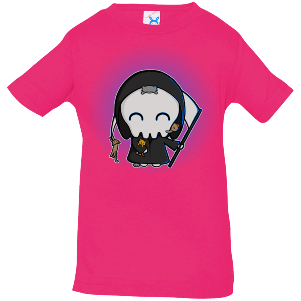 T-Shirts Hot Pink / 6 Months Death Loves Cats Infant PremiumT-Shirt