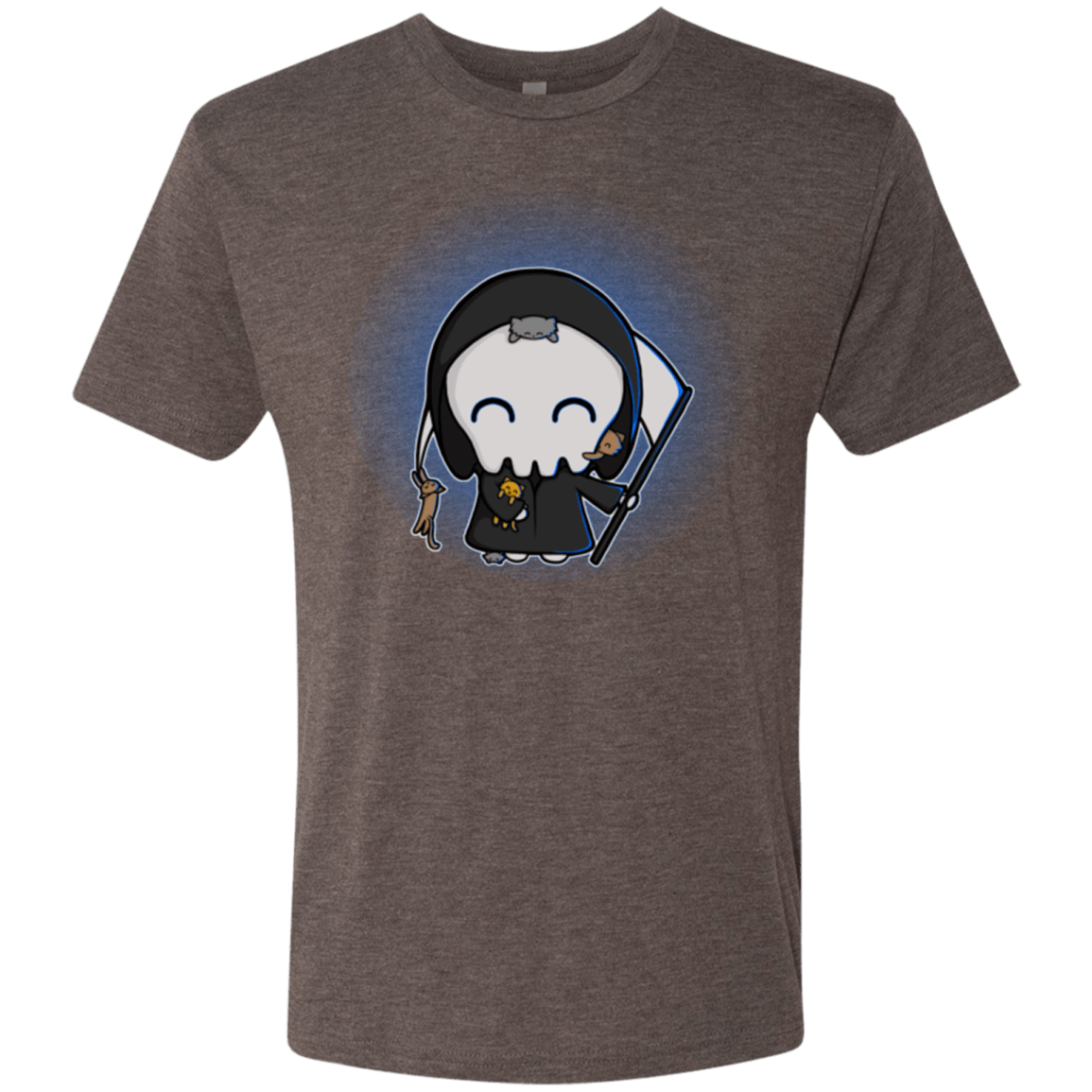 T-Shirts Macchiato / Small Death Loves Cats Men's Triblend T-Shirt