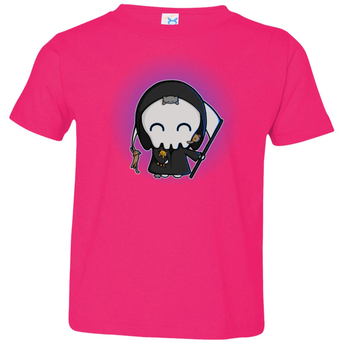 T-Shirts Hot Pink / 2T Death Loves Cats Toddler Premium T-Shirt