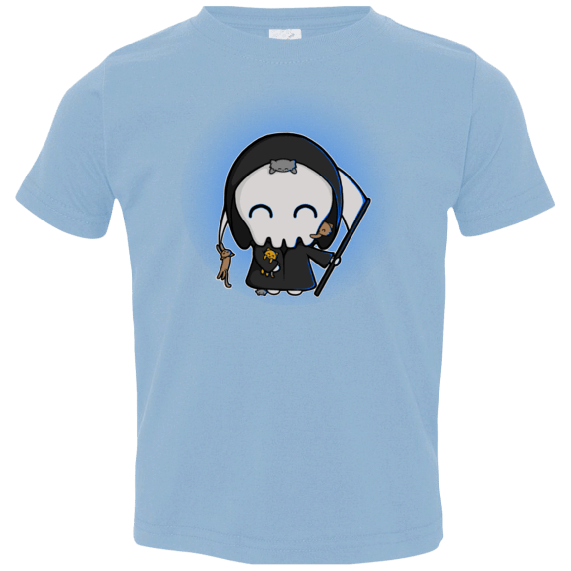 T-Shirts Light Blue / 2T Death Loves Cats Toddler Premium T-Shirt