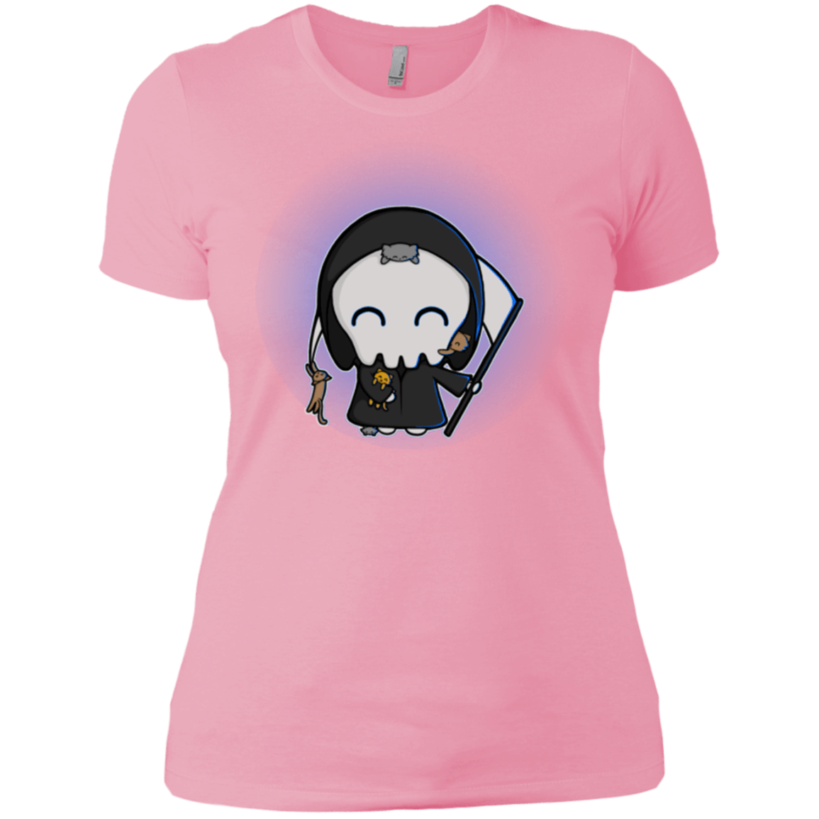 T-Shirts Light Pink / X-Small Death Loves Cats Women's Premium T-Shirt