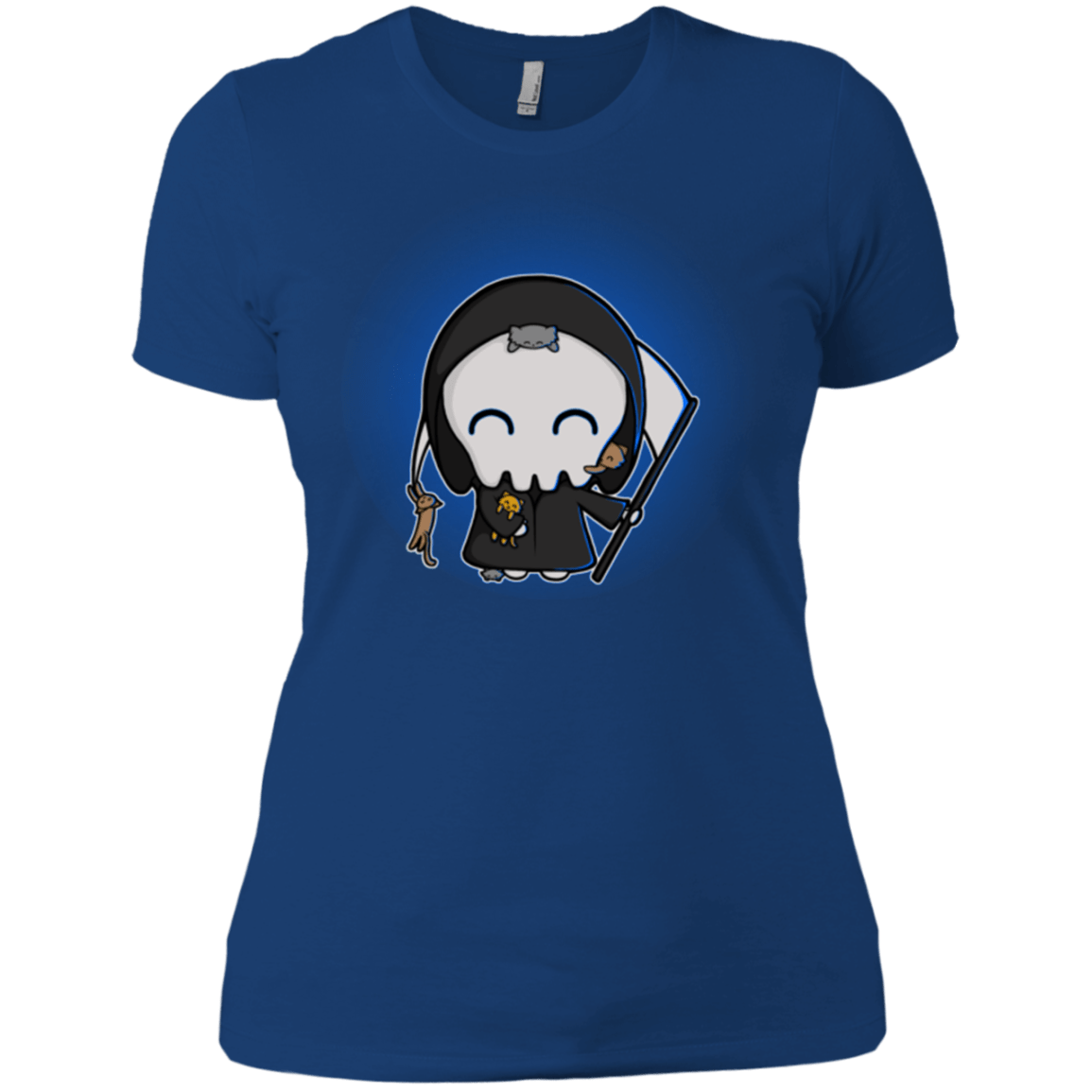 T-Shirts Royal / X-Small Death Loves Cats Women's Premium T-Shirt