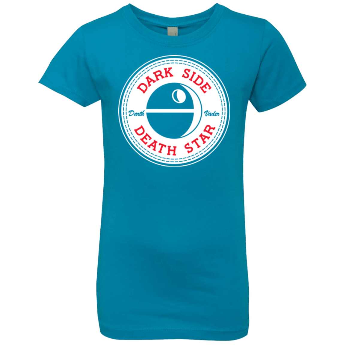 T-Shirts Turquoise / YXS Death Star Girls Premium T-Shirt