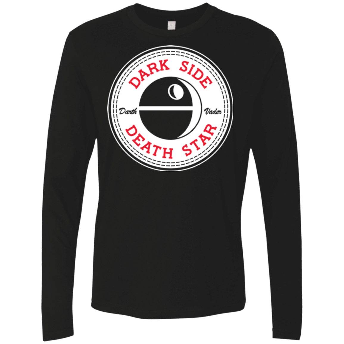 T-Shirts Black / Small Death Star Men's Premium Long Sleeve
