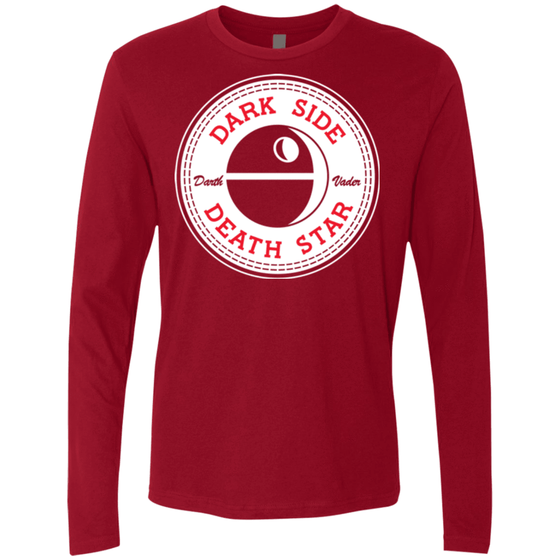 T-Shirts Cardinal / Small Death Star Men's Premium Long Sleeve