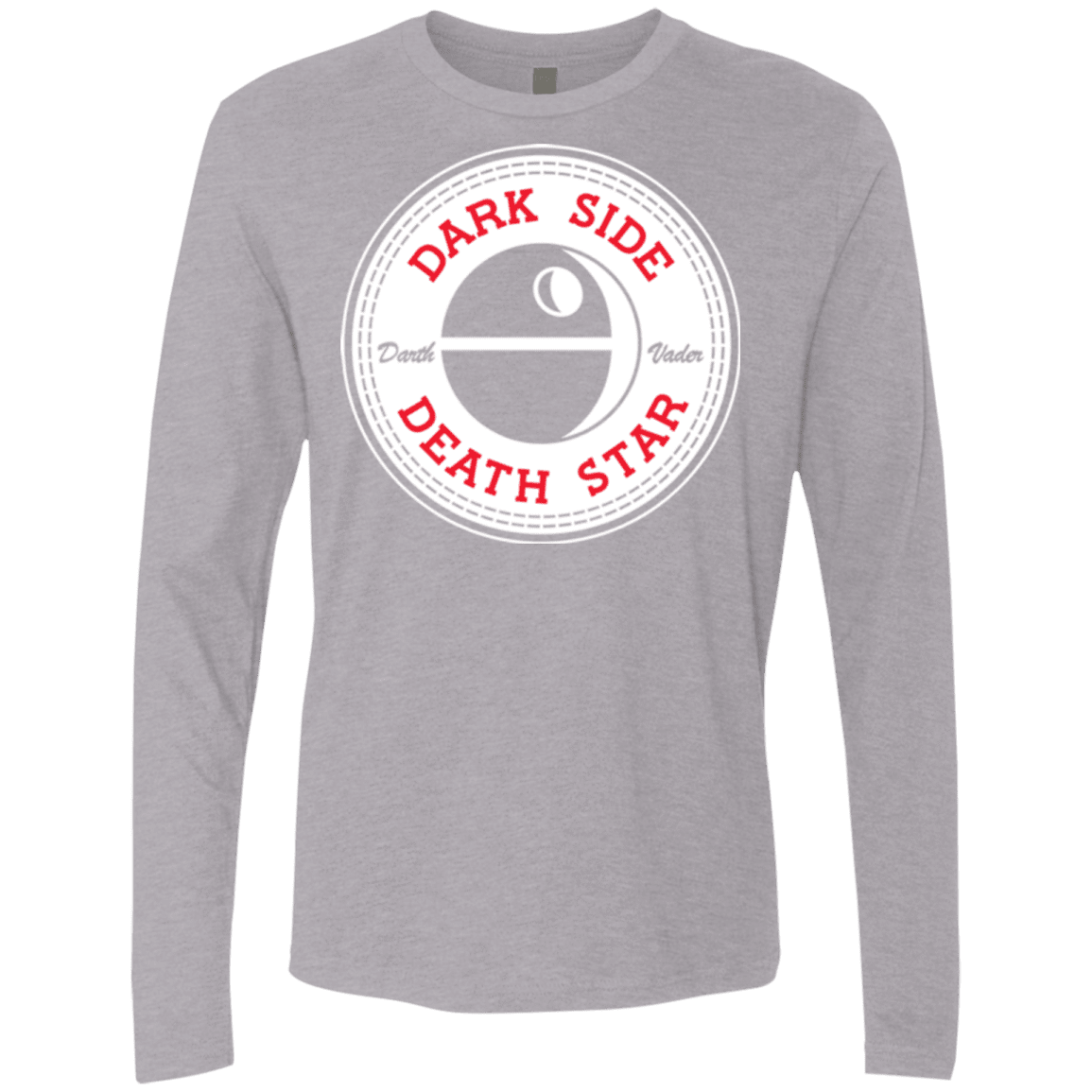 T-Shirts Heather Grey / Small Death Star Men's Premium Long Sleeve