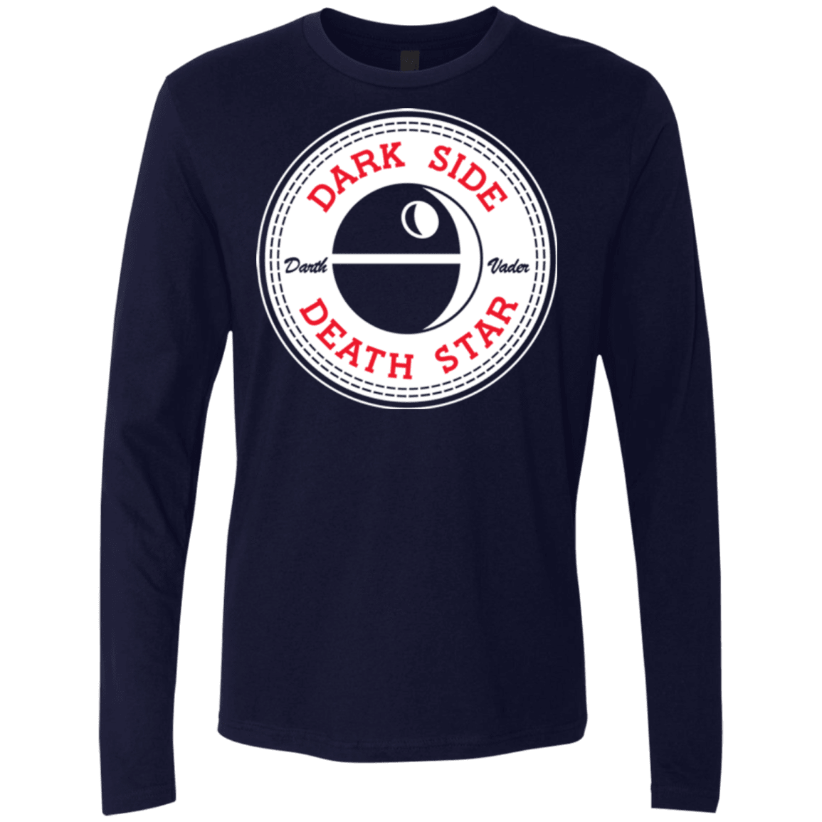 T-Shirts Midnight Navy / Small Death Star Men's Premium Long Sleeve