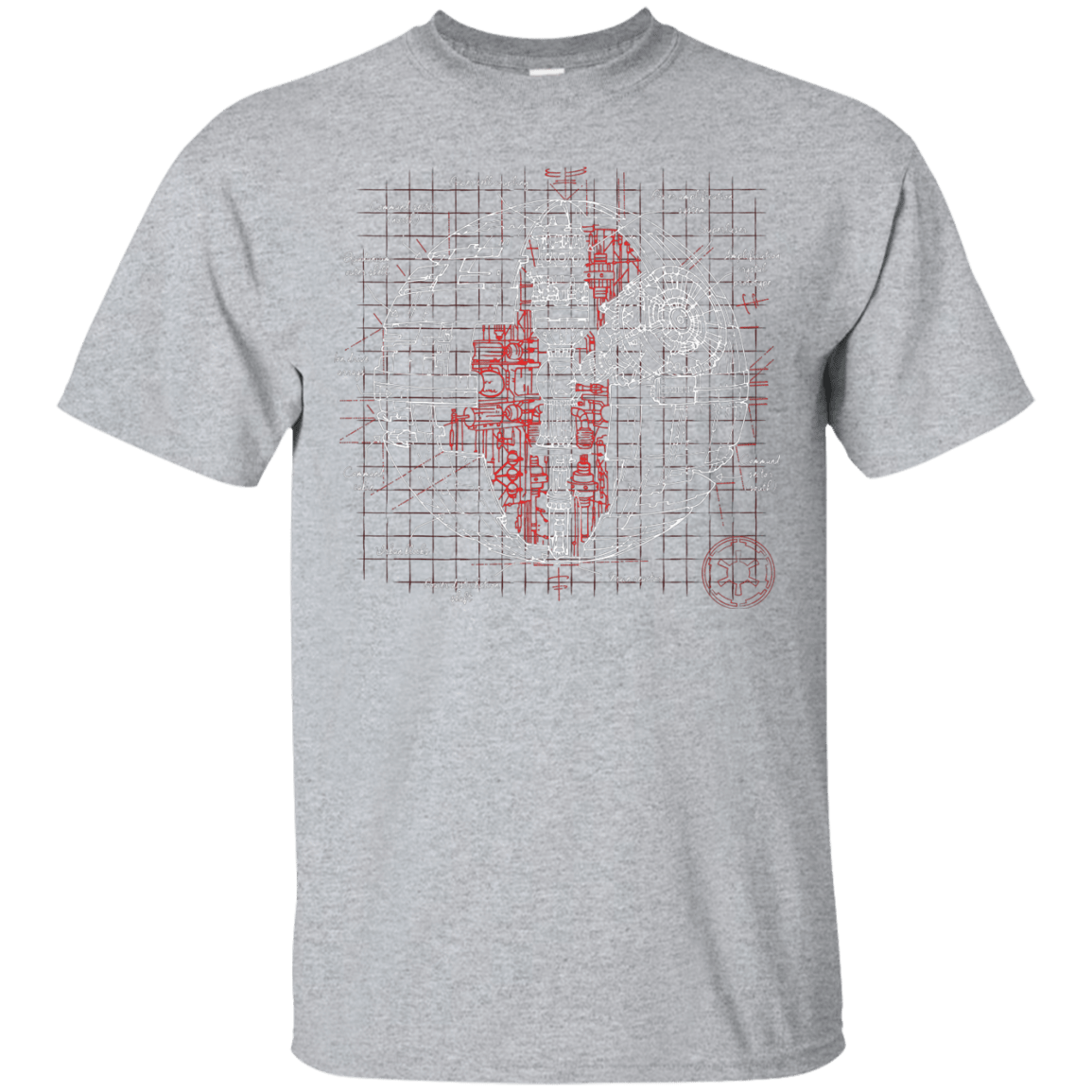 T-Shirts Sport Grey / S Death Star Plan T-Shirt