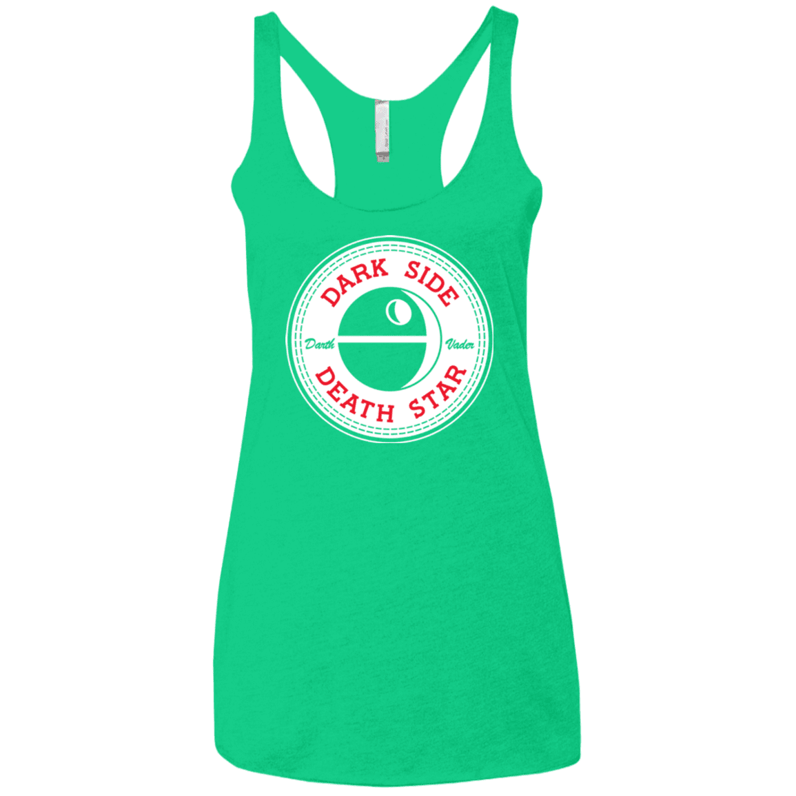 T-Shirts Envy / X-Small Death Star Women's Triblend Racerback Tank