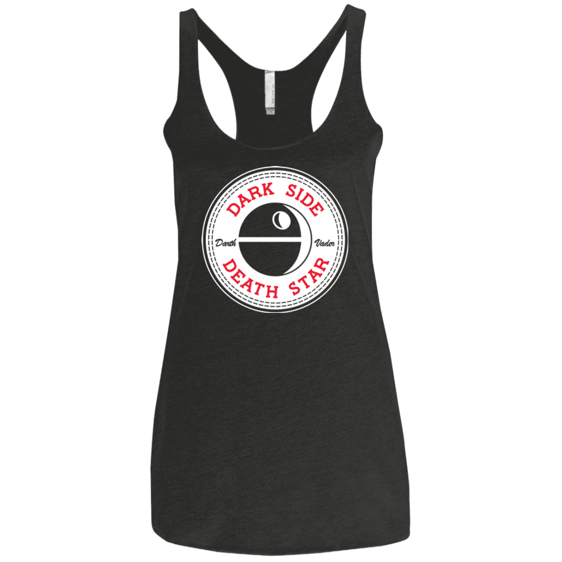 T-Shirts Vintage Black / X-Small Death Star Women's Triblend Racerback Tank