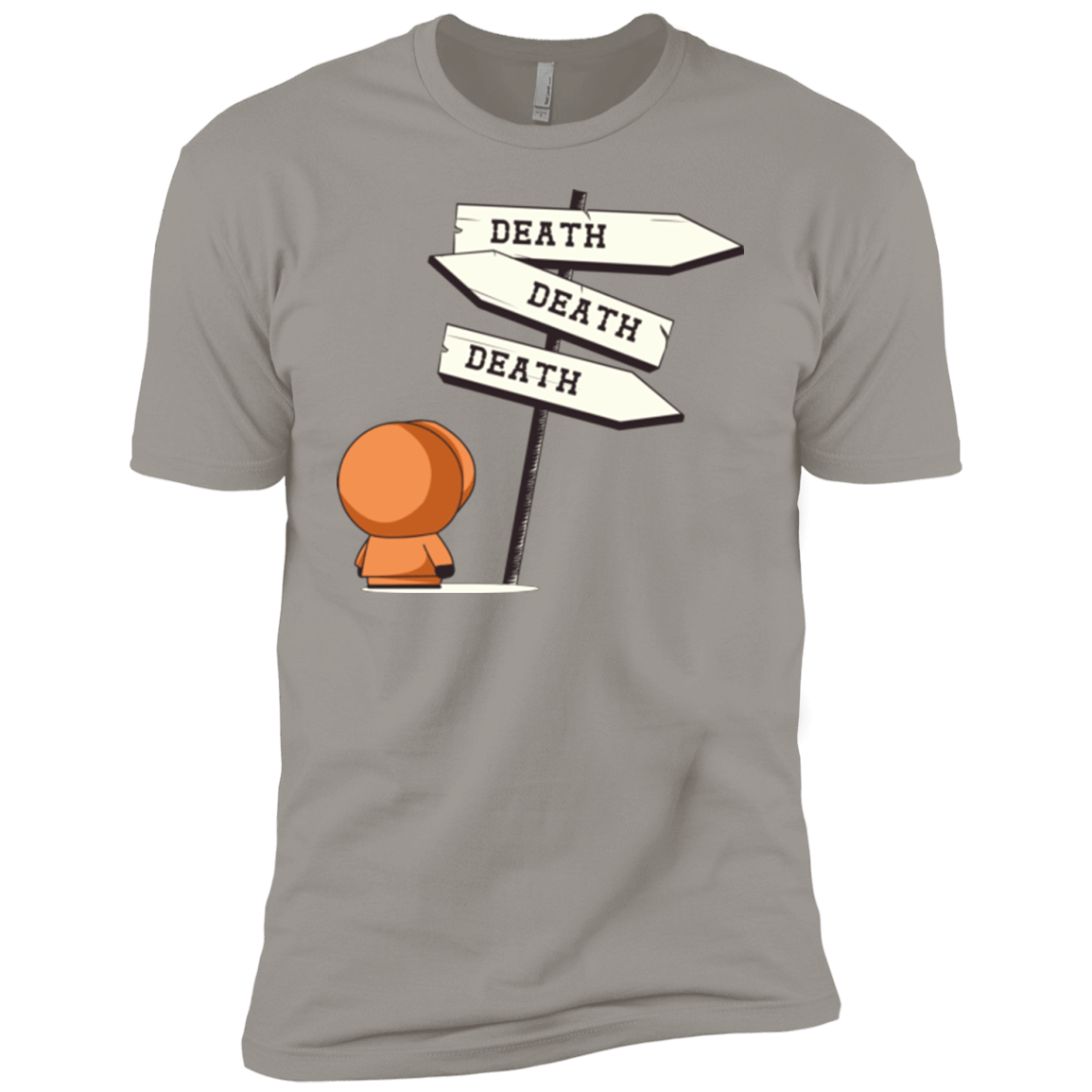 T-Shirts Light Grey / YXS DEATH TINY Boys Premium T-Shirt