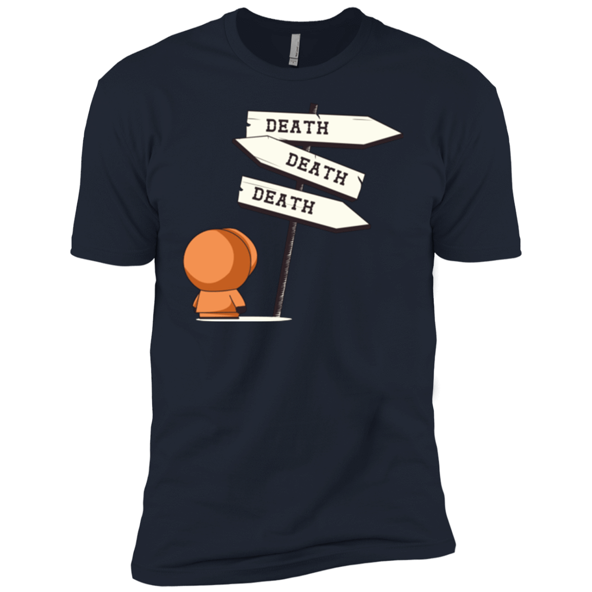 T-Shirts Midnight Navy / YXS DEATH TINY Boys Premium T-Shirt