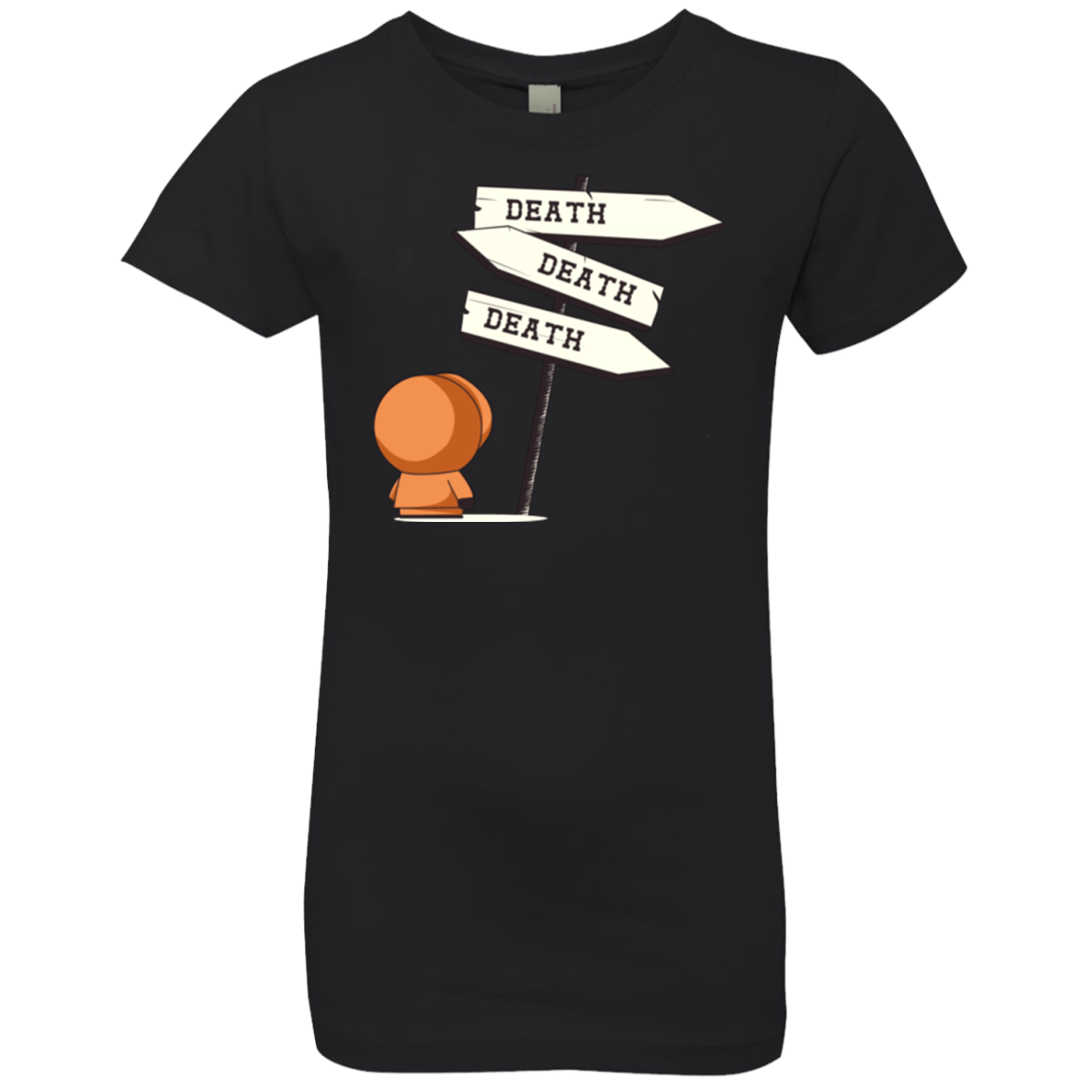 T-Shirts Black / YXS DEATH TINY Girls Premium T-Shirt