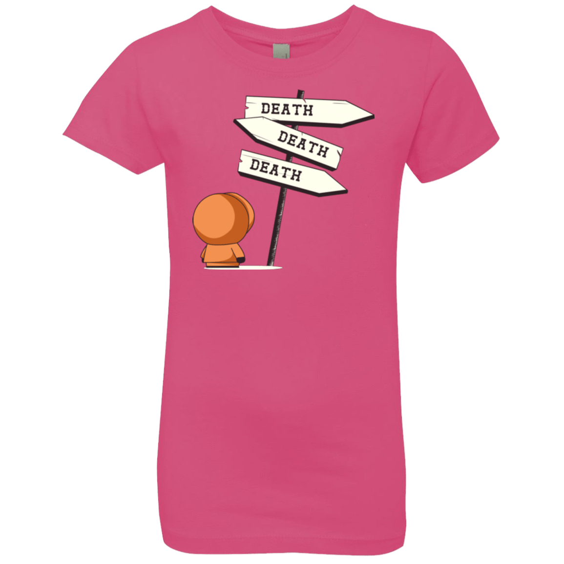 T-Shirts Hot Pink / YXS DEATH TINY Girls Premium T-Shirt