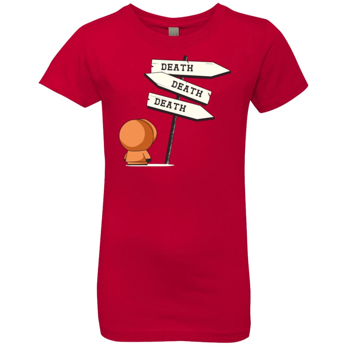 T-Shirts Red / YXS DEATH TINY Girls Premium T-Shirt
