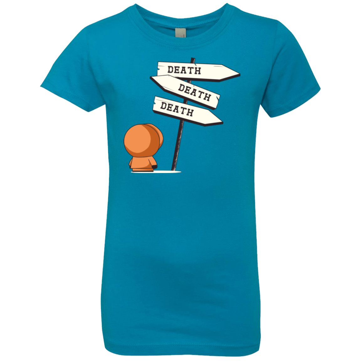 T-Shirts Turquoise / YXS DEATH TINY Girls Premium T-Shirt