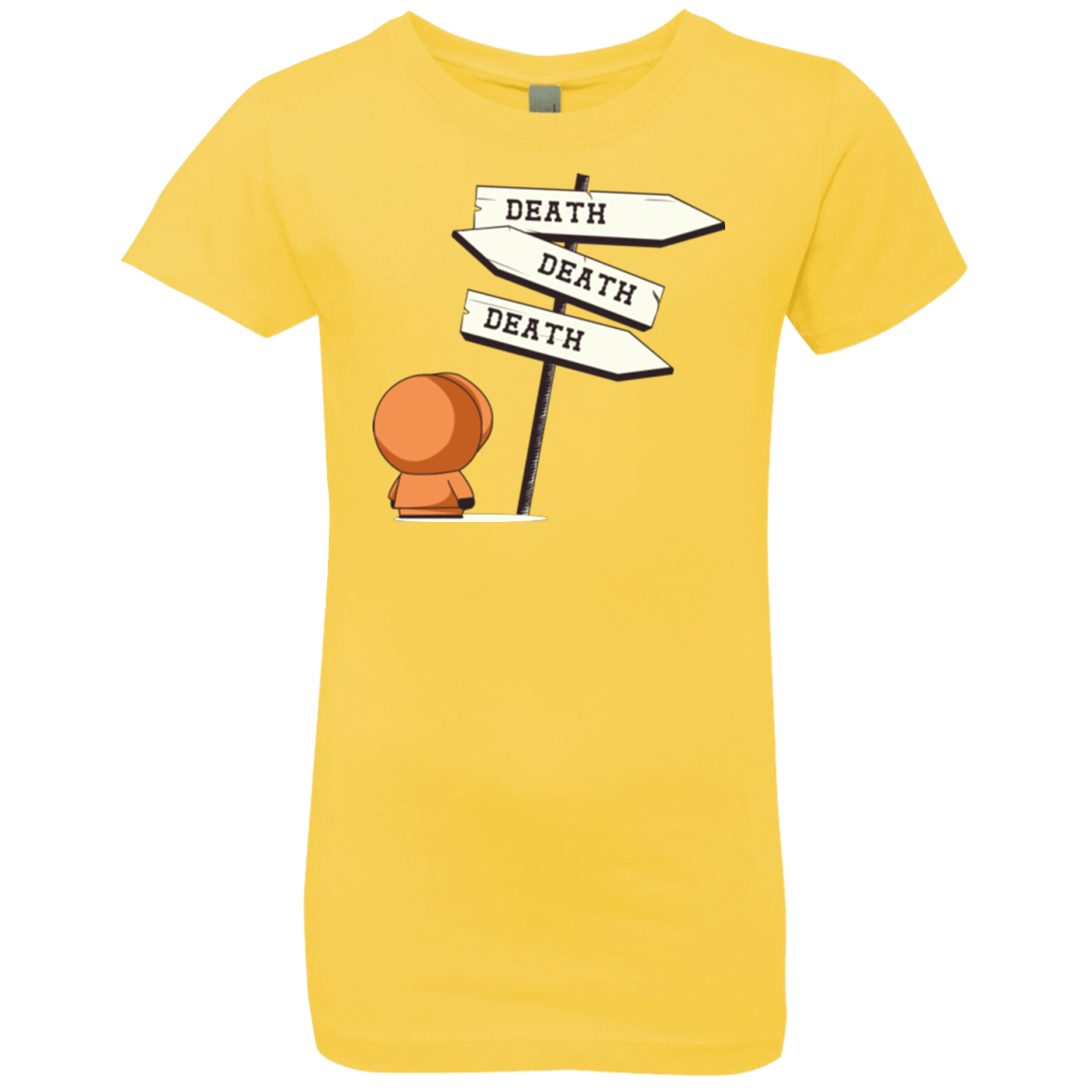 T-Shirts Vibrant Yellow / YXS DEATH TINY Girls Premium T-Shirt
