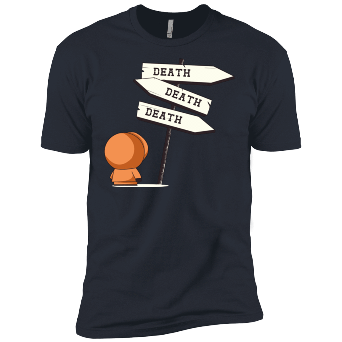 T-Shirts Indigo / X-Small DEATH TINY Men's Premium T-Shirt