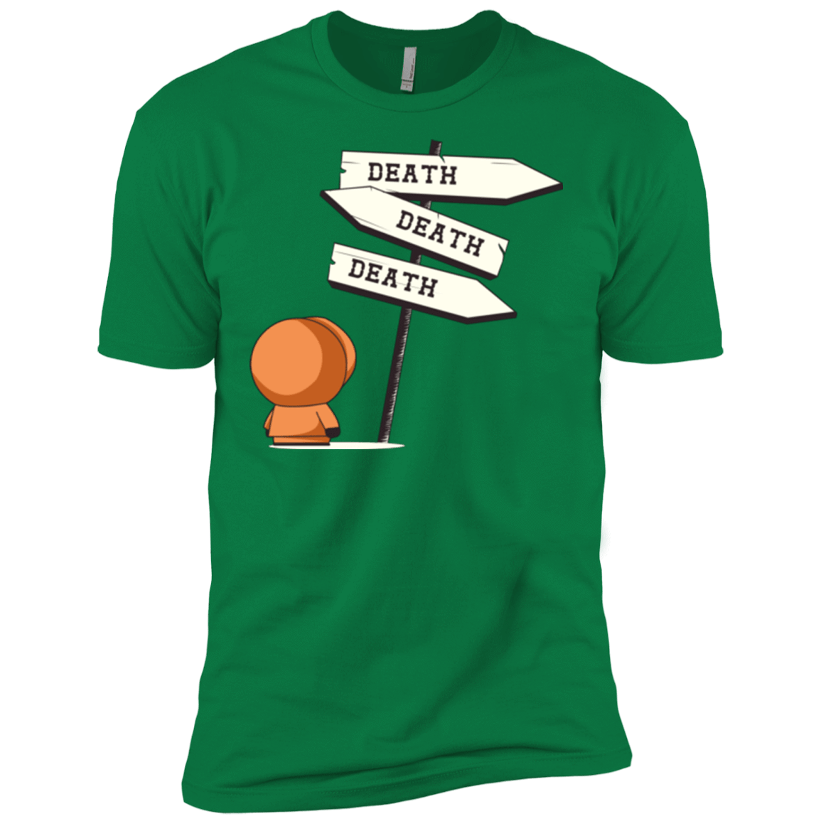 T-Shirts Kelly Green / X-Small DEATH TINY Men's Premium T-Shirt