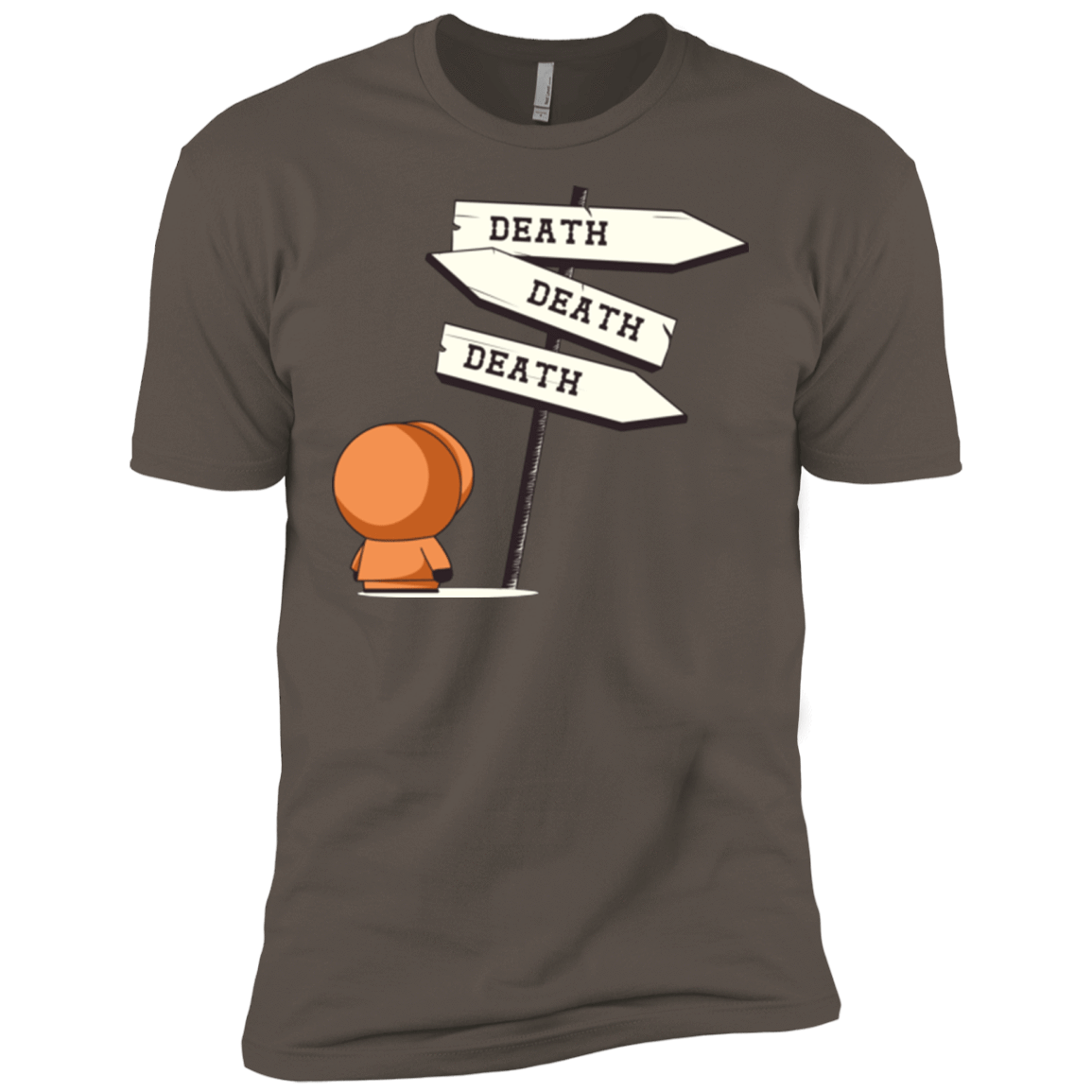 T-Shirts Warm Grey / X-Small DEATH TINY Men's Premium T-Shirt