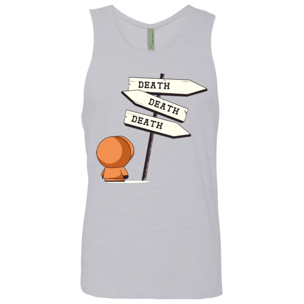 T-Shirts Heather Grey / Small DEATH TINY Men's Premium Tank Top