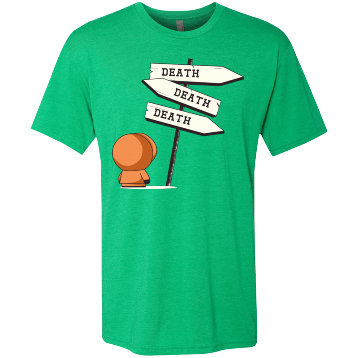 T-Shirts Envy / Small DEATH TINY Men's Triblend T-Shirt