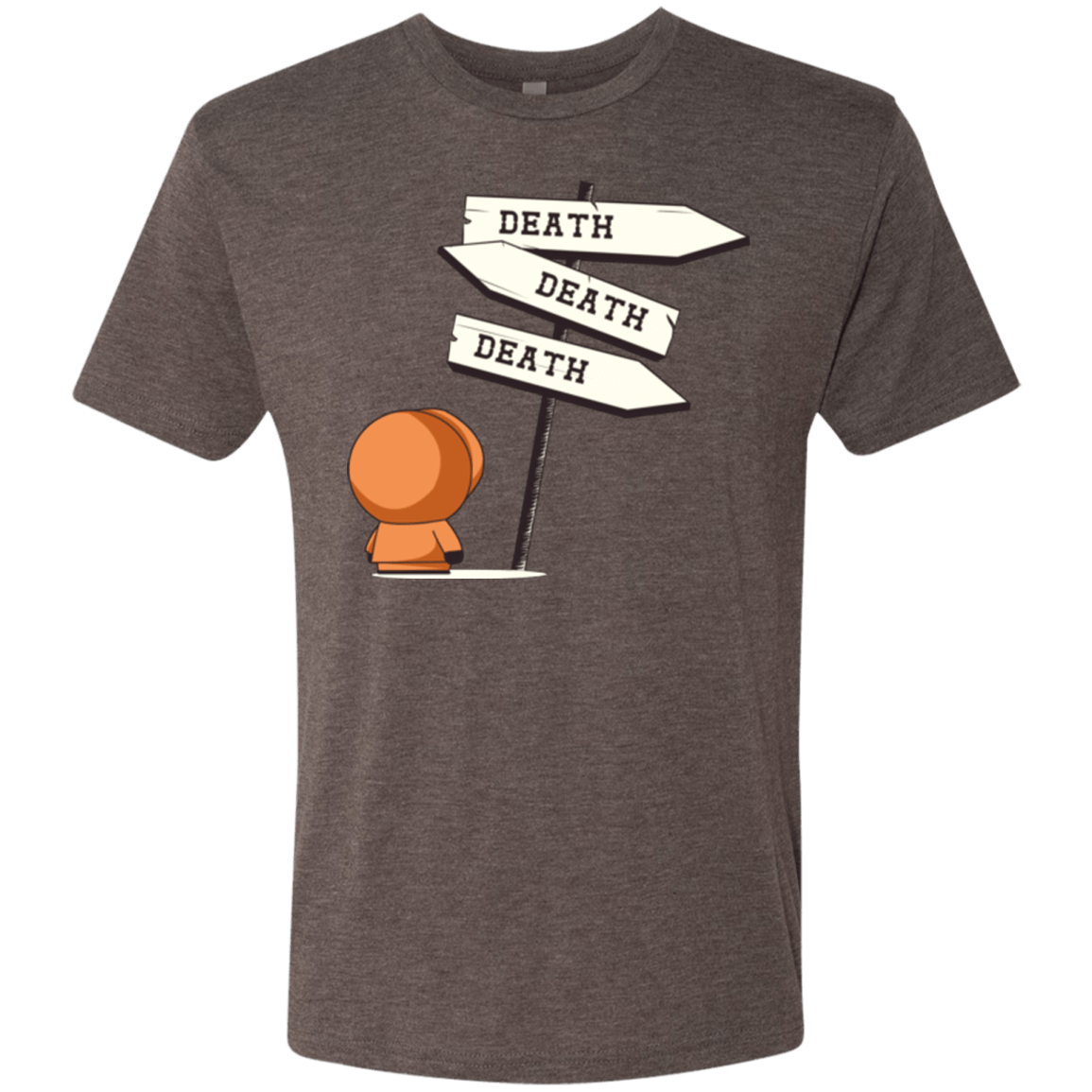 T-Shirts Macchiato / Small DEATH TINY Men's Triblend T-Shirt