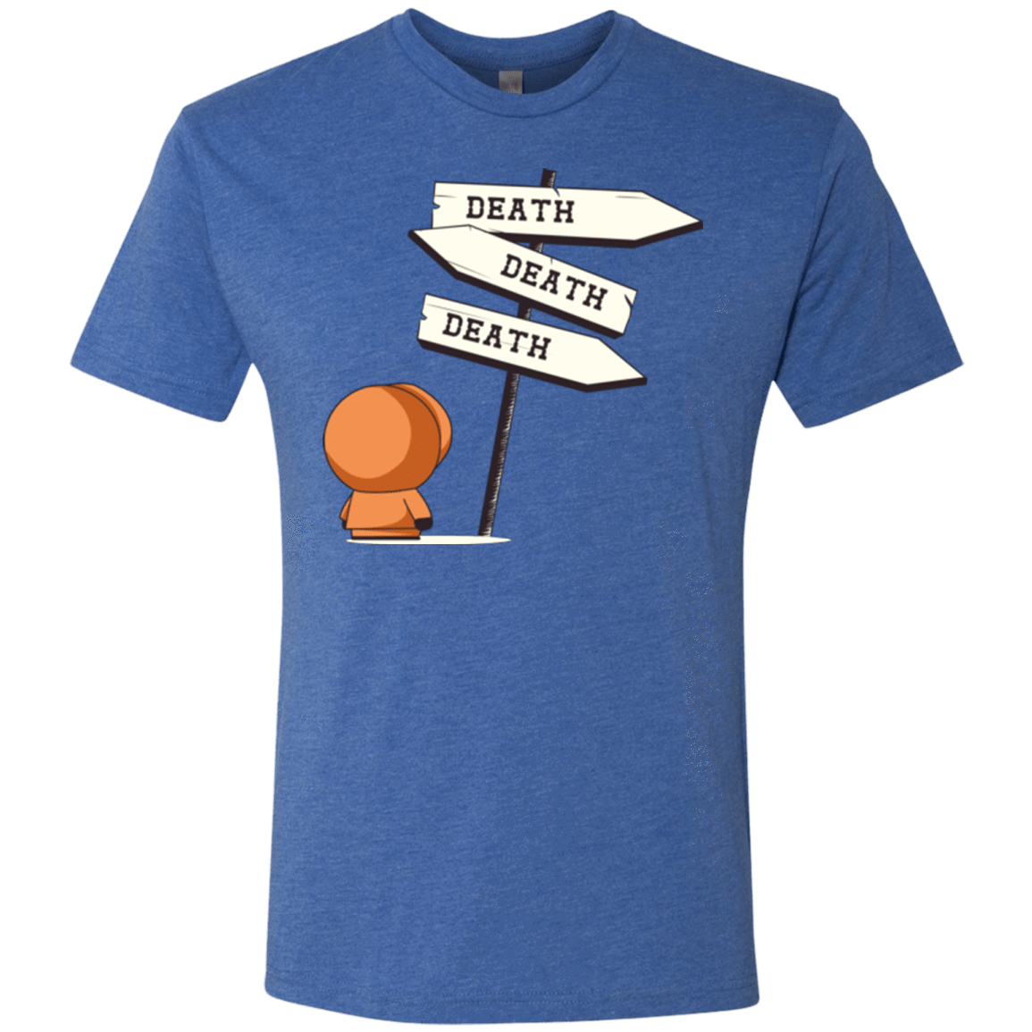 T-Shirts Vintage Royal / Small DEATH TINY Men's Triblend T-Shirt