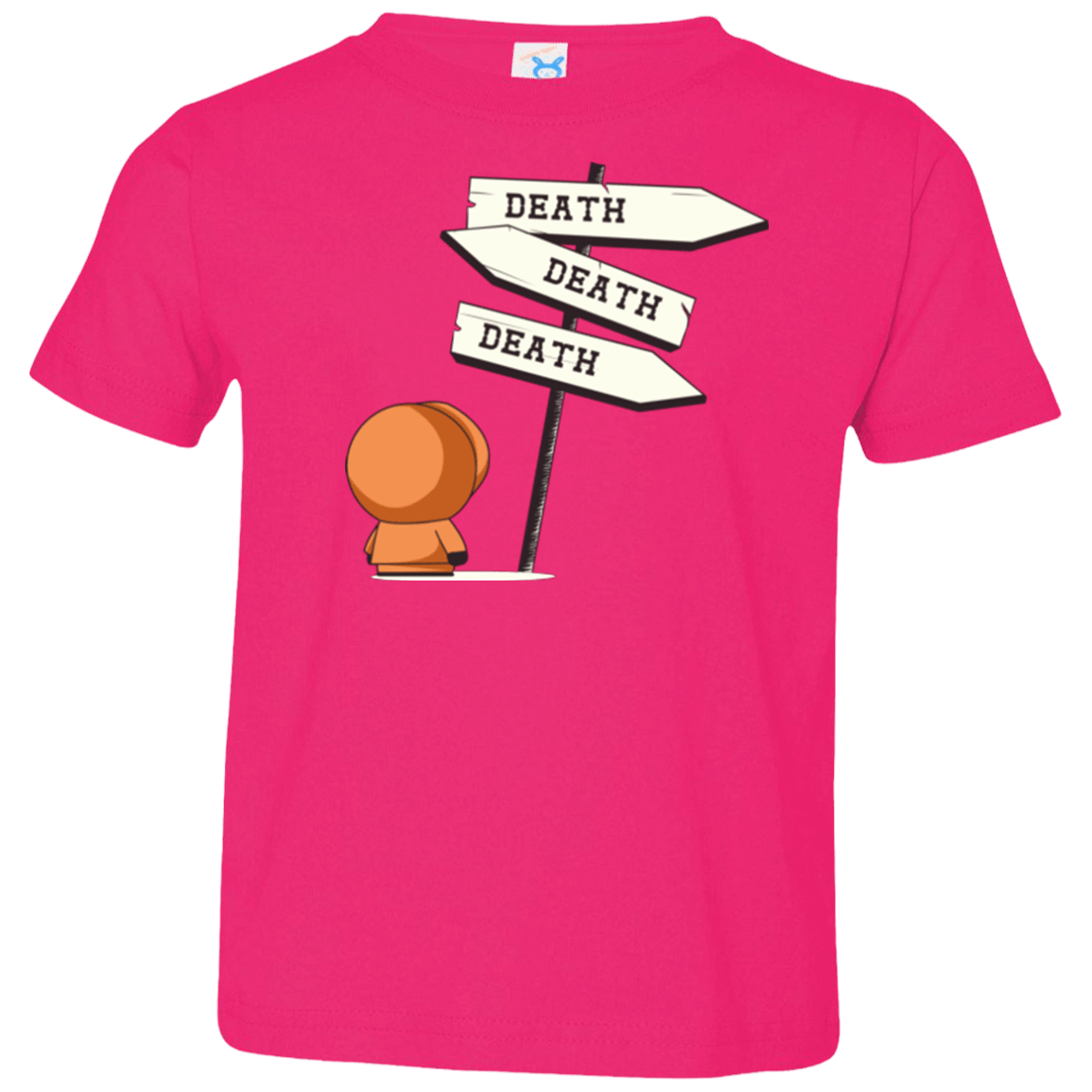 T-Shirts Hot Pink / 2T DEATH TINY Toddler Premium T-Shirt