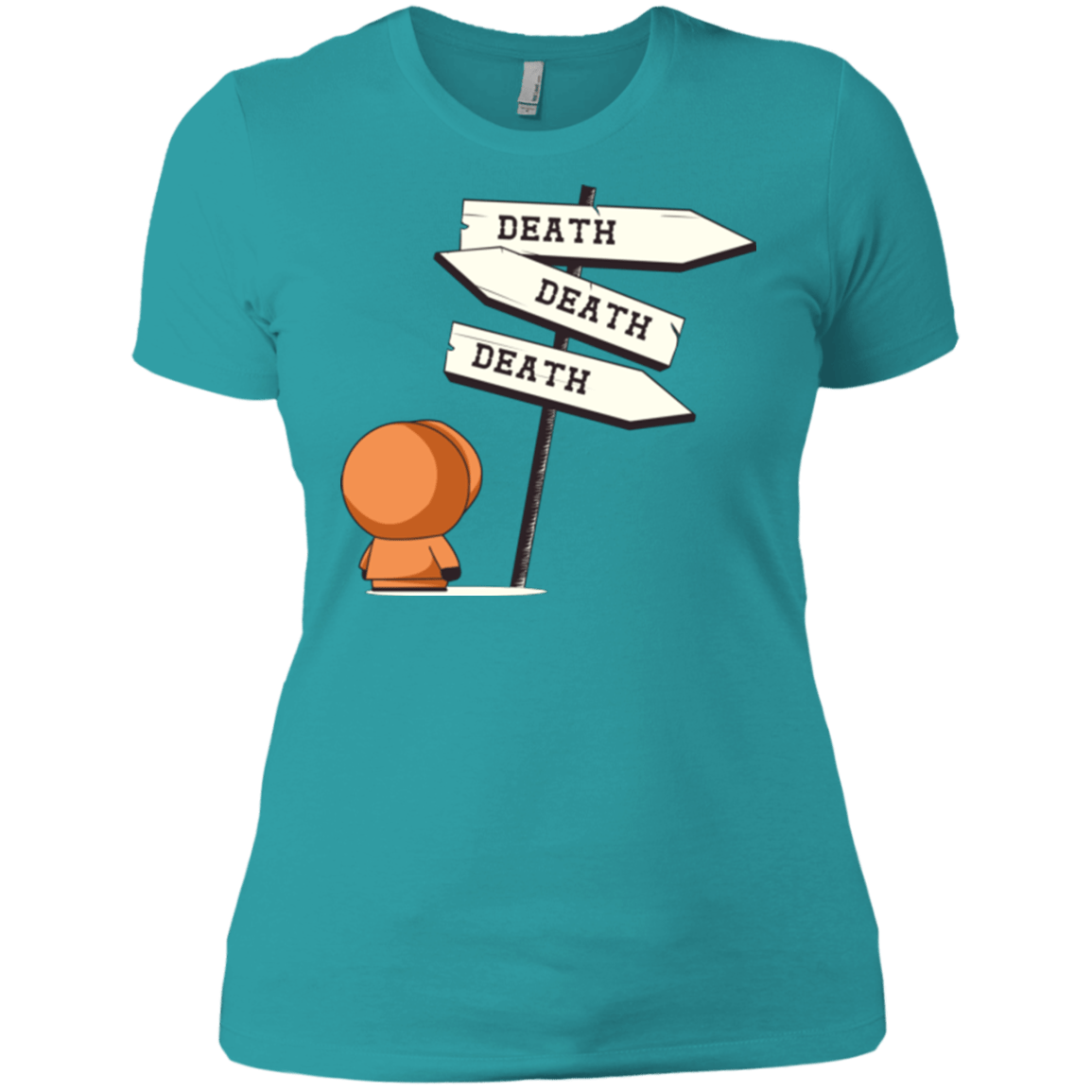 T-Shirts Tahiti Blue / X-Small DEATH TINY Women's Premium T-Shirt