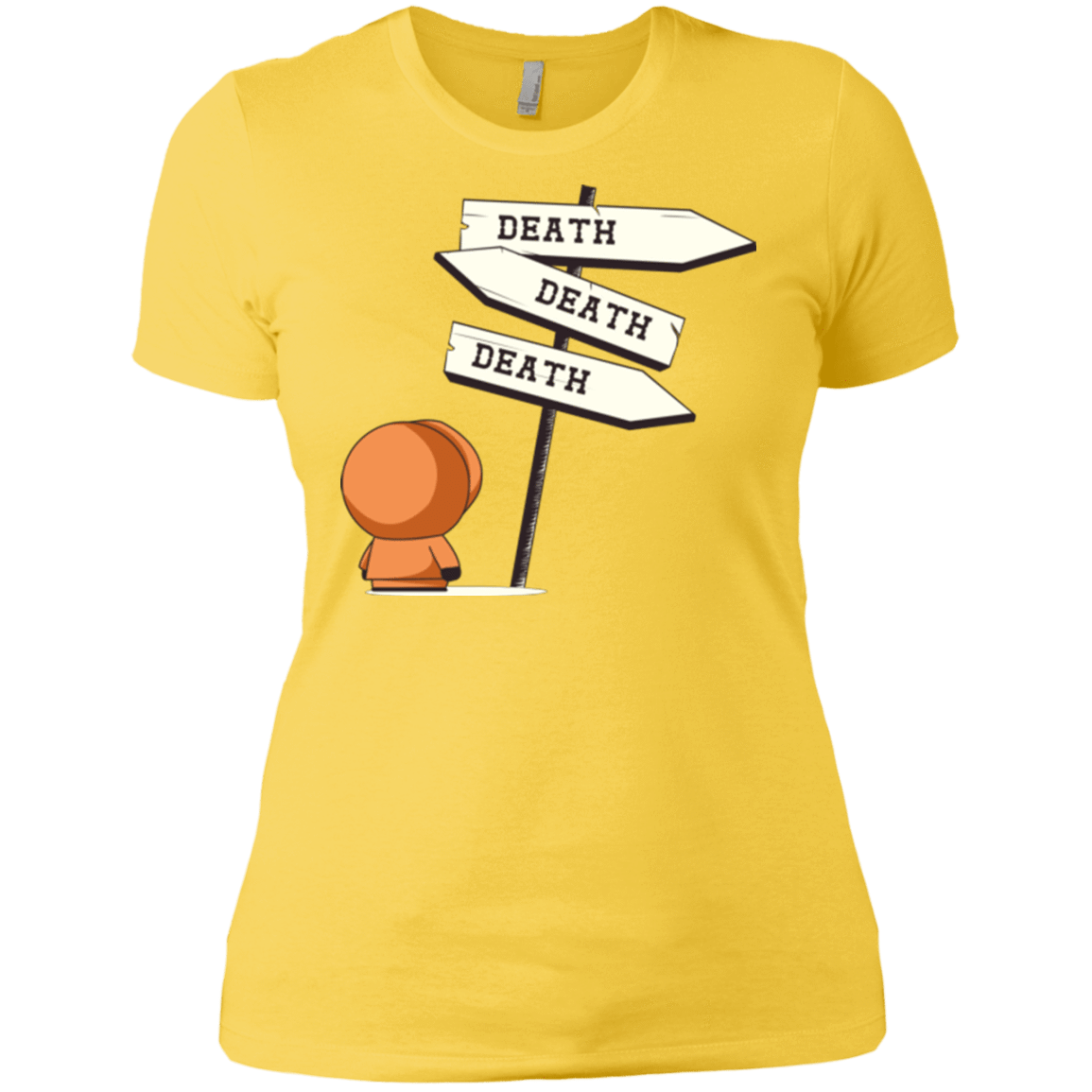 T-Shirts Vibrant Yellow / X-Small DEATH TINY Women's Premium T-Shirt