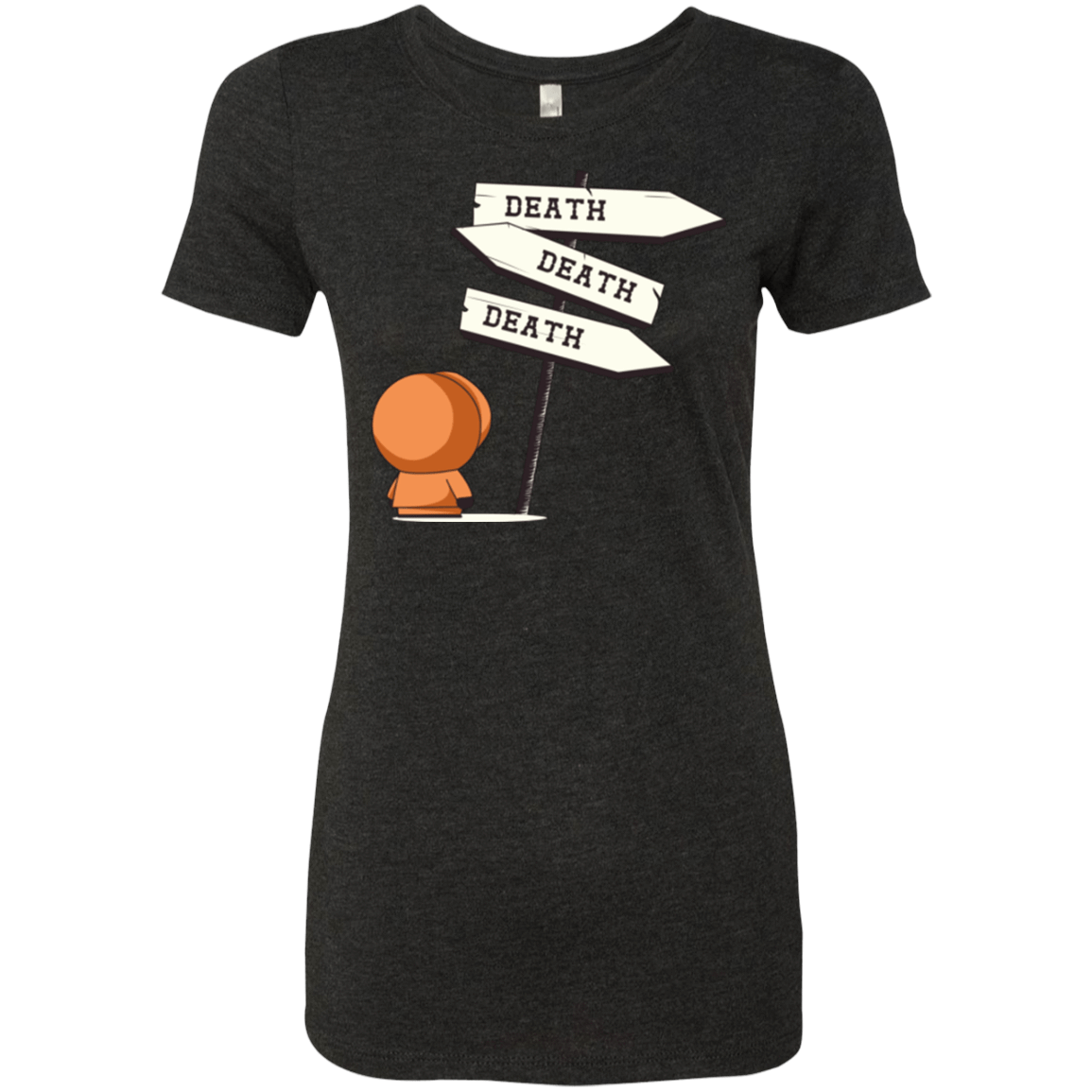 T-Shirts Vintage Black / Small DEATH TINY Women's Triblend T-Shirt