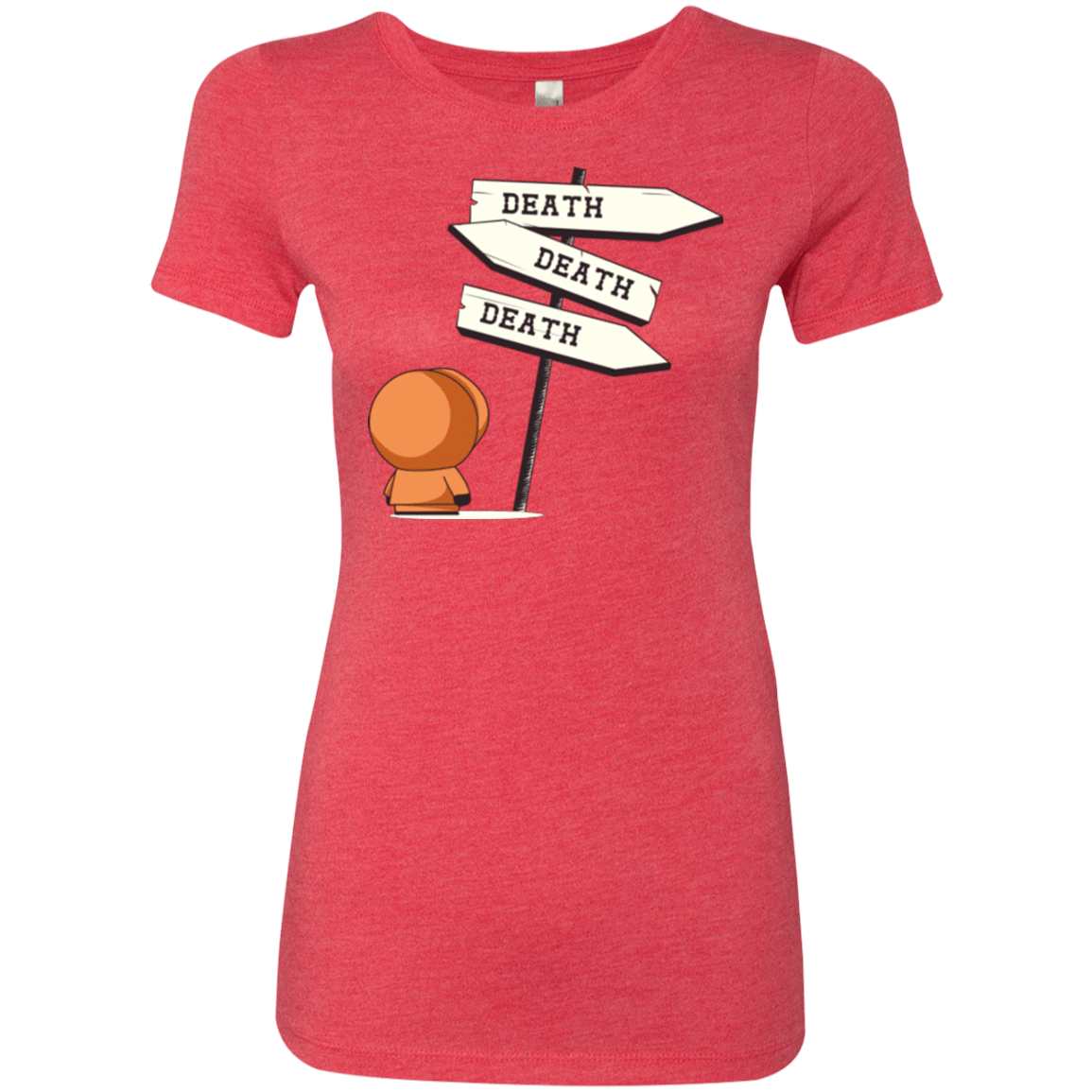 T-Shirts Vintage Red / Small DEATH TINY Women's Triblend T-Shirt