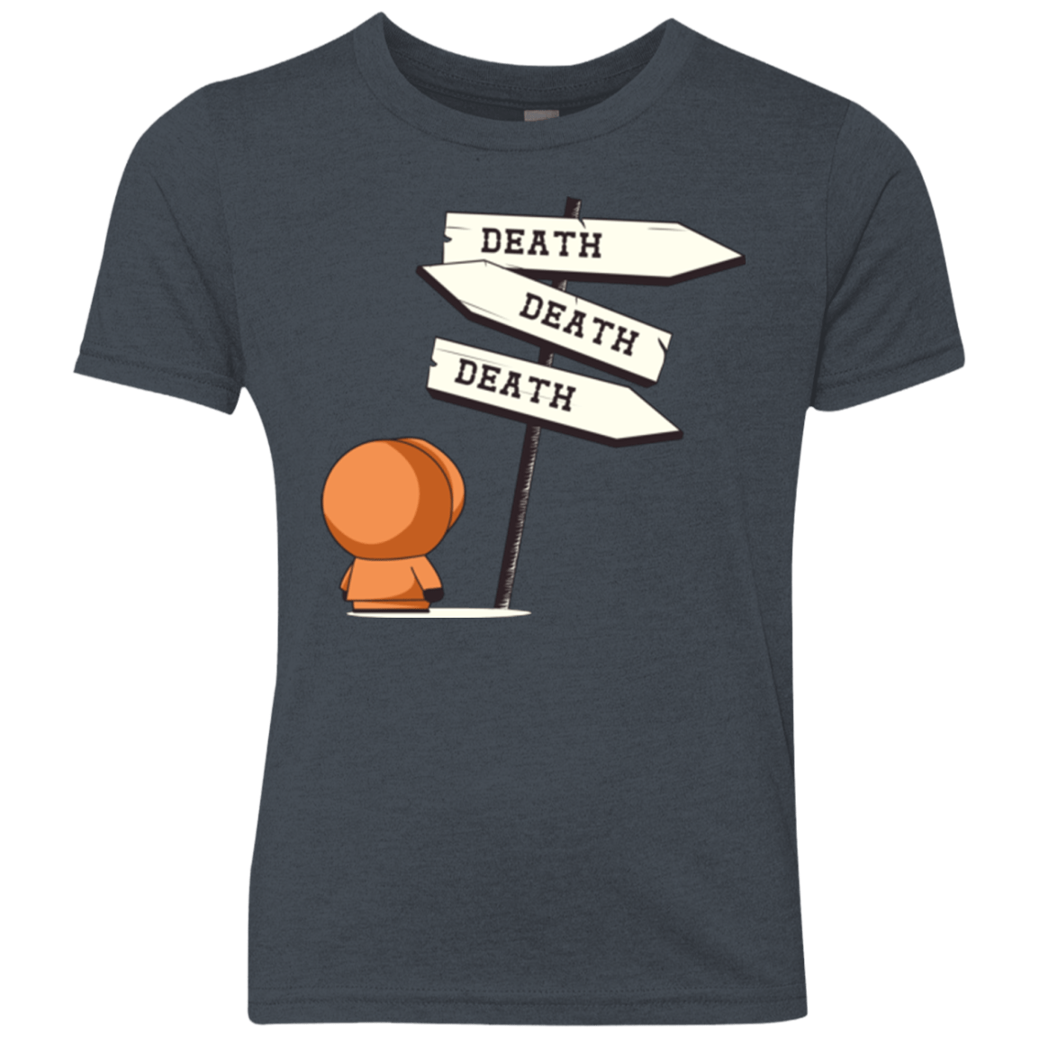 T-Shirts Vintage Navy / YXS DEATH TINY Youth Triblend T-Shirt