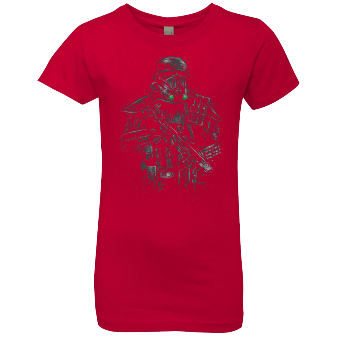 T-Shirts Red / YXS Death Trooper Girls Premium T-Shirt