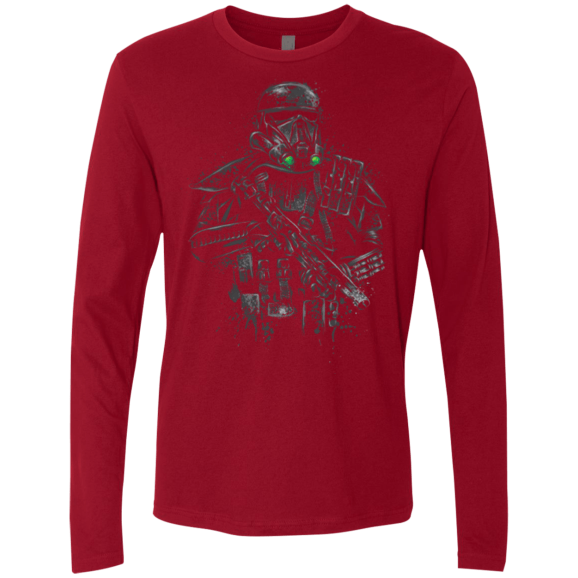 T-Shirts Cardinal / Small Death Trooper Men's Premium Long Sleeve