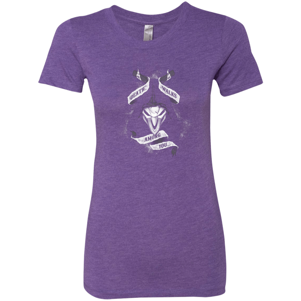 T-Shirts Purple Rush / Small Death Walks Among You Women's Triblend T-Shirt