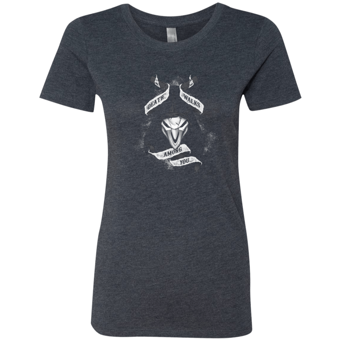 T-Shirts Vintage Navy / Small Death Walks Among You Women's Triblend T-Shirt
