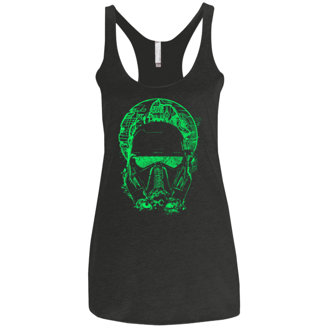 T-Shirts Vintage Black / X-Small Death Wimido Women's Triblend Racerback Tank